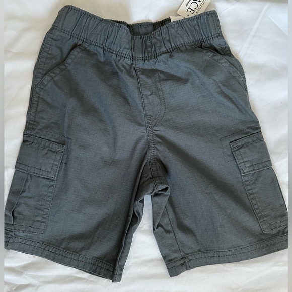 The Children’s Place Toddler Pull-On Cargo Shorts - Gray - 3T - Picture 2 of 4